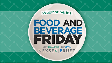 Webinar Series: Food & Beverage Session 1 - Innovation in the Food and Beverage Industry